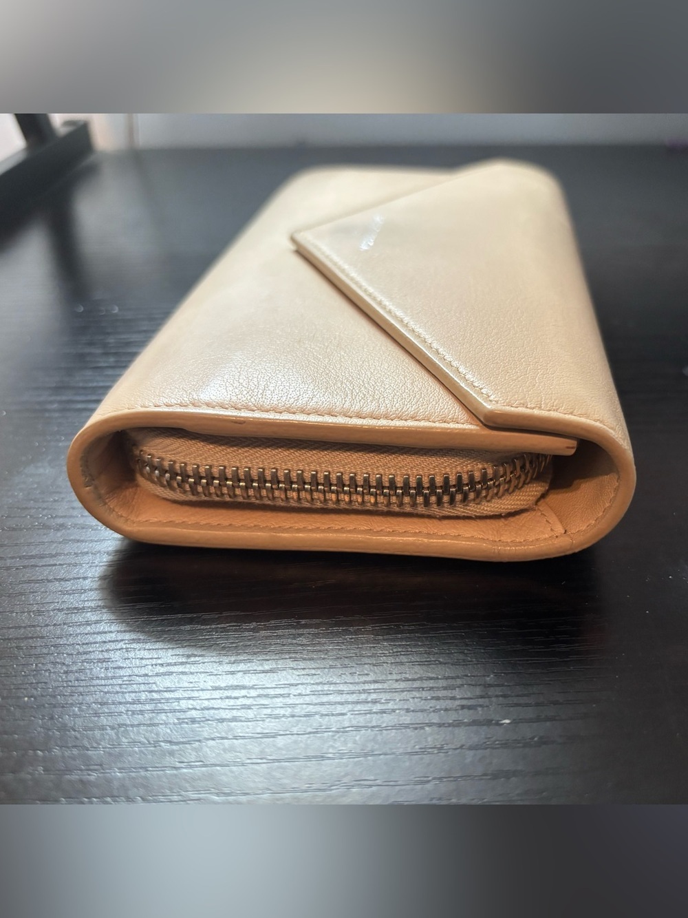 Authentic Balenciaga Papier Leather Envelope Continental Wallet WOC Ready - Picture 4 of 12
